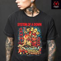 System Of A Down Heavy Metal Rock Band Premium Cotton Unisex T-Shirt S