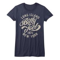 Billy Joel Long Island New York 1971 Womans Fitted T Shirt Soft Rock Music S