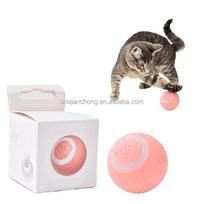 Smart Cat Toys Interactive Toys Training Self-moving Catnip Toys for Cat Electric Automatic Rolling Ball Smart Cat Toy (Pink,Xxl) rožinė