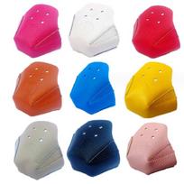 Roller Skating Shoe Toe Cover Children Roller Skating PU Leather Shoe Toe Shield Protective Cover rožinė