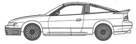 Fujimi Models Initial D Series SilEighty Sato Mako 1/24 No.003 ISD-003 mėlyna