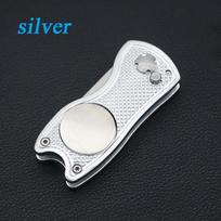 Stainless Steel Training Putting Green Fork Divot Repair Tool Pitch Groove Cleaner Golf Pitchfork