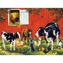 DIY Cow 5D Diamond Painting Full Round Mosaic Animal Diamond Embroidery Cross Stitch Kits Wall Sticker Home Decor Full Round 20x30CM