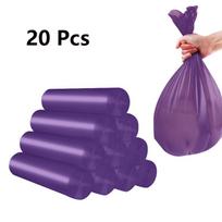 Geras sutirštintas šalinimas virtuvės virvelė šiukšlių maišas Automatinis namų uždarymas Daugiafunkcis （40*50)/20Pcs violetinė