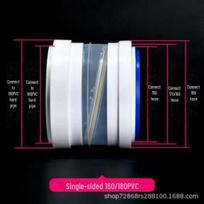 160 PVC vamzdžio atbulinis vožtuvas virtuvės gartraukiui - Dūmų nepraleidžiantis vienpusio išmetimo angos vožtuvas One side PVC connection with tape white
