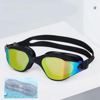 Swimming Goggles Adults Polarized Swim Glasses for Men Women Professional Pool Eyewear UV Protection Anti-fog Clear Wide Vision black