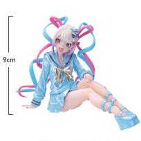 Iliustracija Grožio mergaitės serija Needy Girl Overdose Anime figūrėlė KAngel Veiksmo figūrėlė kawaii Ame-chan Kolekcinis modelis Ornamentas 13CM white