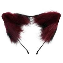 Cosplay Furry Animal for Cat Ears Headdress Cute Lolita Long Fur Kawaii Hair Pro