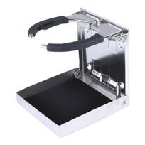Adjustable Folding Cup 316 Stainless Steel Drink Holder Boat Accessories Marine Boat Truck RV Accessories gray