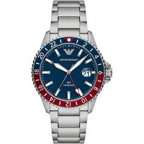 Emporio Armani Diver GMT Blue Metal Men's Quartz Watch AR11590 mėlyna