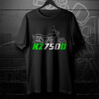 For Kawasaki KZ750D & Z750E/KZ750E & KZ750R1 1979-1983 fans - Motorcycle T shirt XL