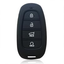 Silicone Car Key Case Cover for Hyundai Santa Fe Tucson 2022 NEXO NX4 Atos Prime Solaris 2021 i30 Remote Smart Car Accessories