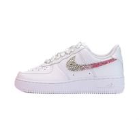 Nike Air Force 1 Pink Diamond Trail Atsparūs trinčiai Žemi Bėgiojimo/Skeitbordavimo Batai Unisex Balti DD8959-100(Komanda935-) 38