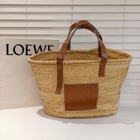 [Naudotas] Loewe didelė pintinė rankinė 'Natūrali/Ruda' - Labai gera #SG9L96 ONE SIZE