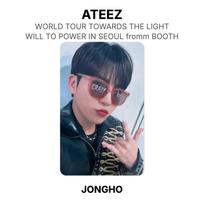 ATEEZ WORLD TOUR TOWARDS THE LIGHT : WILL TO POWER IN SEOUL fromm BOOTH Official Photocard SEONGHWA gray