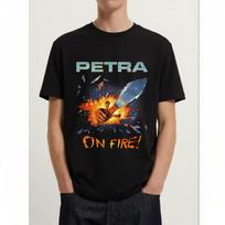 Petra On Fire Band Unisex Black T-Shirt Full Size S–5XL Christian Rock Graphic T M