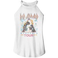 Def Leppard Hysteria 88 White Women's Sleeveless Rocker Tank Top 3XL