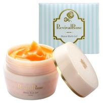 Gel Moist Rich Gel 100g Makeup Base Rose Meiko All-in-One (Toner, Serum, Emulsion, Cream, - Time-Saving) [Revival Cosmetics] oranžinė