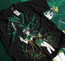 Genshin Impact Unisex T-Shirt - ganyu / Wanderer / Kunikuzushi, Japanese Anime Genshin Impact, Gaming T-Shirt, Anime Waifu Shirt L