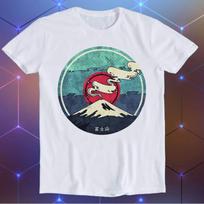 Fuji Fuji-san Mount Japan Iconic Volcano Tokyo Geek Style Art Drawing Anime Funny Meme Cool Funny Gift T-Shirt E459 M