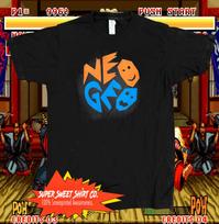 Retro Neo Geo Arcade Graphic Tee – Classic Video Game Enthusiast Shirt L