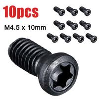 Screw Set of Ten For Use with CNC Machines and Carbide Inserts For Replacement 4.5 x 10mm