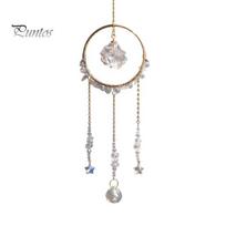 Hanging Ornaments Colorful Crystals Suncatcher Hanging, Sun Catcher with Chain Pendant Ornament, Crystal Indoor Wind Chimes Balls for Window 2