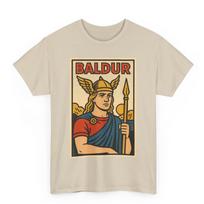 Baldur T-Shirt: Retro Comic Norse God Graphic Tee XL