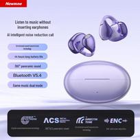 Newmine LY36 Bone Conduction Open-Ear Bluetooth Headset violetinė