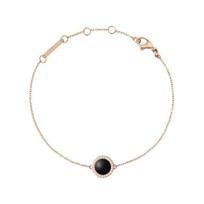 Daniel Wellington Audrey Series Brand Logo Design Cubic Zirconia Agate Bracelet Men and Women Same Style Couple Rose Gold DW00401432 auksas