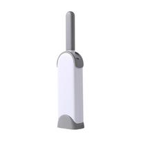 Portable Lint Shaver Static Hair Remover Sticky Roller for Cashmere Coat Bed Sheet Dust Catcher Pet Dog Cat Fur Cleaning Brush (Gray,L) pilka spalva