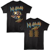 Def Leppard North American Tour Locations Men's T Shirt 4XL