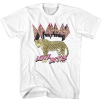 Def Leppard Love Bites Leopard Men's T Shirt Rock Music Band Merch L