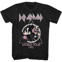 Def Leppard Adrenalize World Tour 1992 Men's T Shirt Rock Music Band Merch S