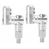 2Pcs 360 Degree Rotation Handlebar Mirror Adapter Adjustable Mirror Riser Bracket  Bike Accessories sidabras