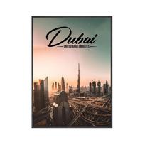 Niujorko plakatai ir spaudiniai Miesto peizažo sienų menas Nuotraukos Namų dekoravimas Paryžius Tokijas Dubajus Madridas Roma Pastato sienų tapyba 21x30cm No Framed