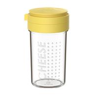 Parmesan Cheese Shaker Dust-Proof Moisture-Proof For Chili Powder Cocoa Brown450ml