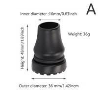 Guminiai antgaliai, skirti seniems žygių lazdoms Žygio lazdos Tvirta vaikščiojimo lazda su T formos rankena inside diameter 16mm