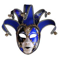 Masquerade Mask Halloween Full Face Mask Masquerade Full Face Mask Costume Accsessory for Halloween Carnivals Party mėlyna
