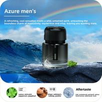Car-mounted Aroma Automatic Spray for Eliminating Odors. Start-stop Aroma Diffuser That Automatically Sprays Fragrance. Cyan/blue