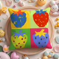 A-Andy W-Warhol Art Cushion Cover Home & Car Multi-Scene Pillow Cover - Reversible, Soft & Durable for Daily Use 30X30cm