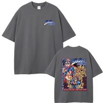 Anime JoJo Bizarre Adventure Guido Mista Graphic Tshirt Men Women Casual Cotton Short Sleeve T Shirts Manga Vintage Tee Shirt 4XL
