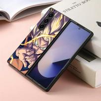 Case for Samsung Galaxy ZFold4 ZFold5 ZFold7 ZFold6 ZFold3 Z Fold 7 6 5 4 3 Back Phone Cover Anime D-Dragons B-Balls G-Gokus Galaxy Z Fold6