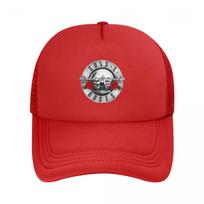 Baseball Caps Guns N Roses Band Mesh Hats Sport Adjustable Adult Hats One Size red
