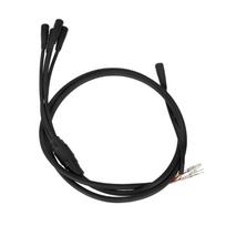 Stabilus ir patikimas elektrinio paspirtuko jungiklis Ekrano jungiamasis laidas Valdiklis Lengvas montavimas su 6 kontaktų jungtimi 1 black