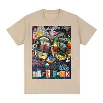 Daft Punk Vintage T-shirt French Electronic Cotton Men T Shirt New TEE TSHIRT Womens Tops Unisex S juoda