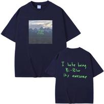 Rapper Kanye West Vultures I Hate Beiug Bi Polar Its Awesome Album Graphic T-shirt Men Women Hip Hop Oversized Crewneck T Shirts S juoda