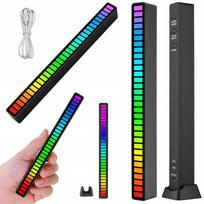Lampa Led Rgb Aku Czarna (160) Gab_A