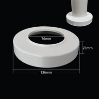 Useful ABS Drain Pipe Cover Adjustable Plating Pipe Wall Covers Wall Flange Faucet Decor Shower