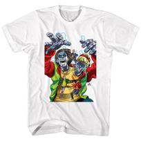 Bill and Ted Robot Dudes White Adult T-Shirt 4XL